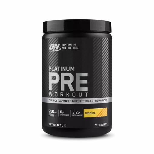Optimum Nutrition Platinum Pre-workout Tropical 420 grams (20 Servings) Greece | 56NIPKWOF