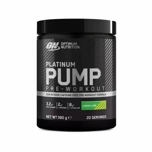 Optimum Nutrition Platinum Pump Pre-workout Lemon Lime 380 grams (20 Servings) Greece | 95UOHICTP