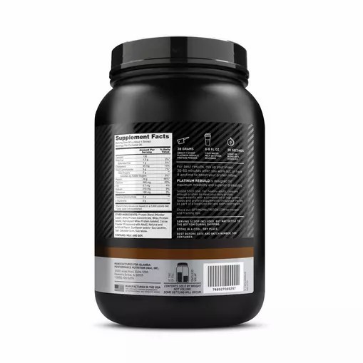 Optimum Nutrition Platinum Rebuild Dark Chocolate 1.67 lb (20 Servings) Greece | 19UBTEPQH