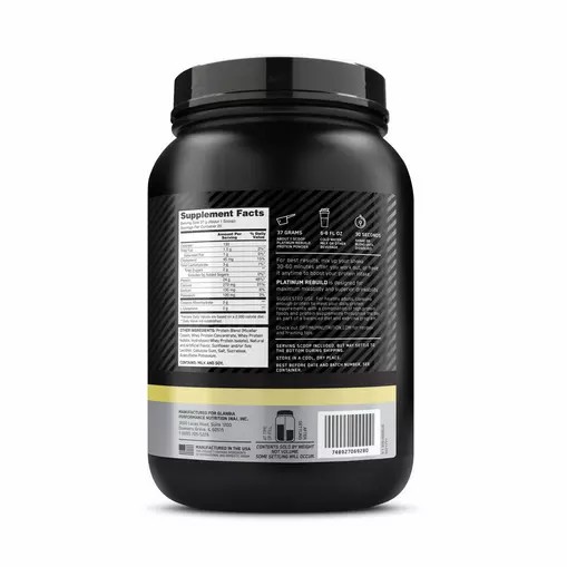 Optimum Nutrition Platinum Rebuild Vanilla Buttercream 1.63 lb (20 Servings) Greece | 24UPWDZHA
