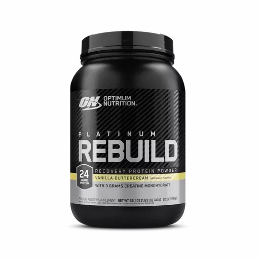 Optimum Nutrition Platinum Rebuild Vanilla Buttercream 1.63 lb (20 Servings) Greece | 24UPWDZHA