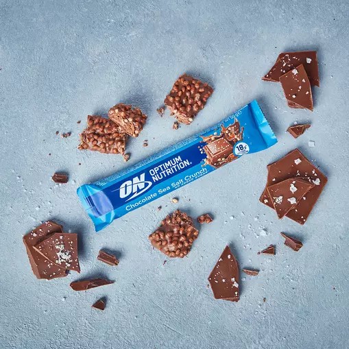 Optimum Nutrition Protein Bar Chocolate Sea Salt Crunch 55 grams (1 bars) Greece | 76GTVSAMW