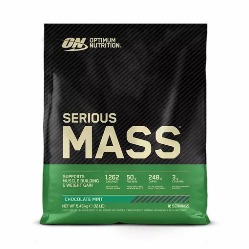 Optimum Nutrition Serious Mass Chocolate Mint 5.45 kg (16 Servings) Greece | 78OTREAWQ