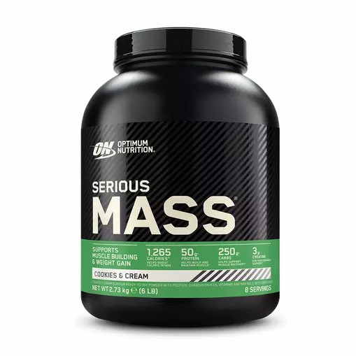 Optimum Nutrition Serious Mass Cookies & Cream 2.73 kg (8 Servings) Greece | 82ECVTZXP