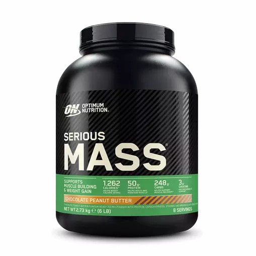 Optimum Nutrition Serious Mass Gainer Chocolate Peanut Butter 2.73 kg (8 Servings) Greece | 97BFZGRAI