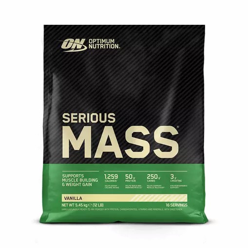 Optimum Nutrition Serious Mass Vanilla 5.45 kg (16 Servings) Greece | 65CQUIMHL