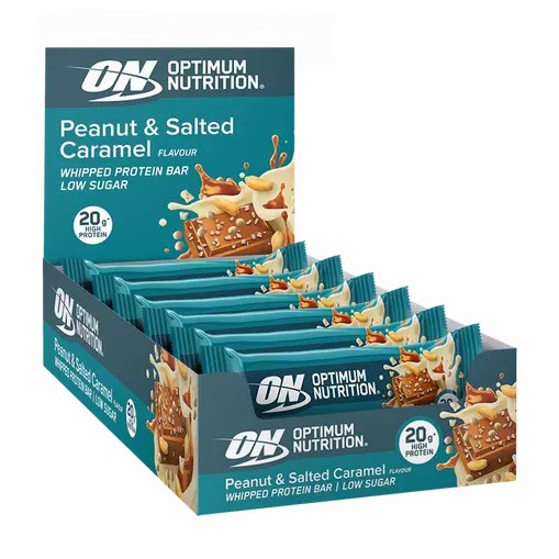 Optimum Nutrition Whipped Protein Bar Peanut And Salted Caramel 600 grams (10 Bars) Greece | 71CZHTVQG